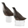 Nesting Bird Gray Sculptures Set/2, Figurines & Statue by Uttermost, 7.5" width x 9.5" height x 3.5" depth thumbnail 5