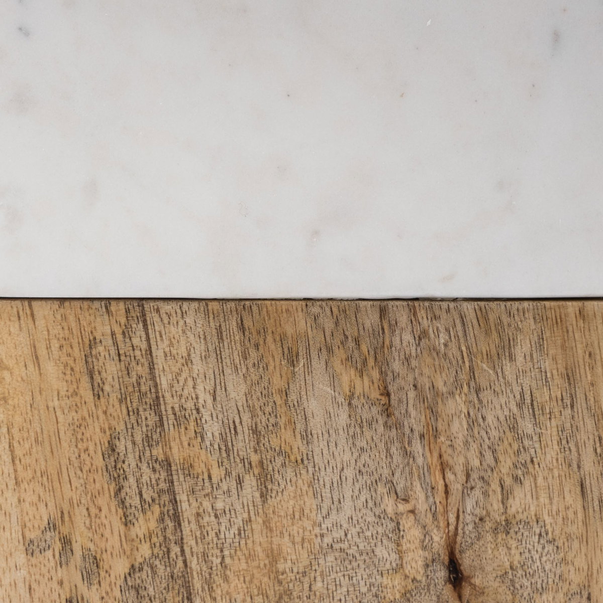 Woodrow (22.3'H) Light Brown Wood with White Accent Table Lamp, by Mercana, 13" length x 13" width x 22.25" height View 4