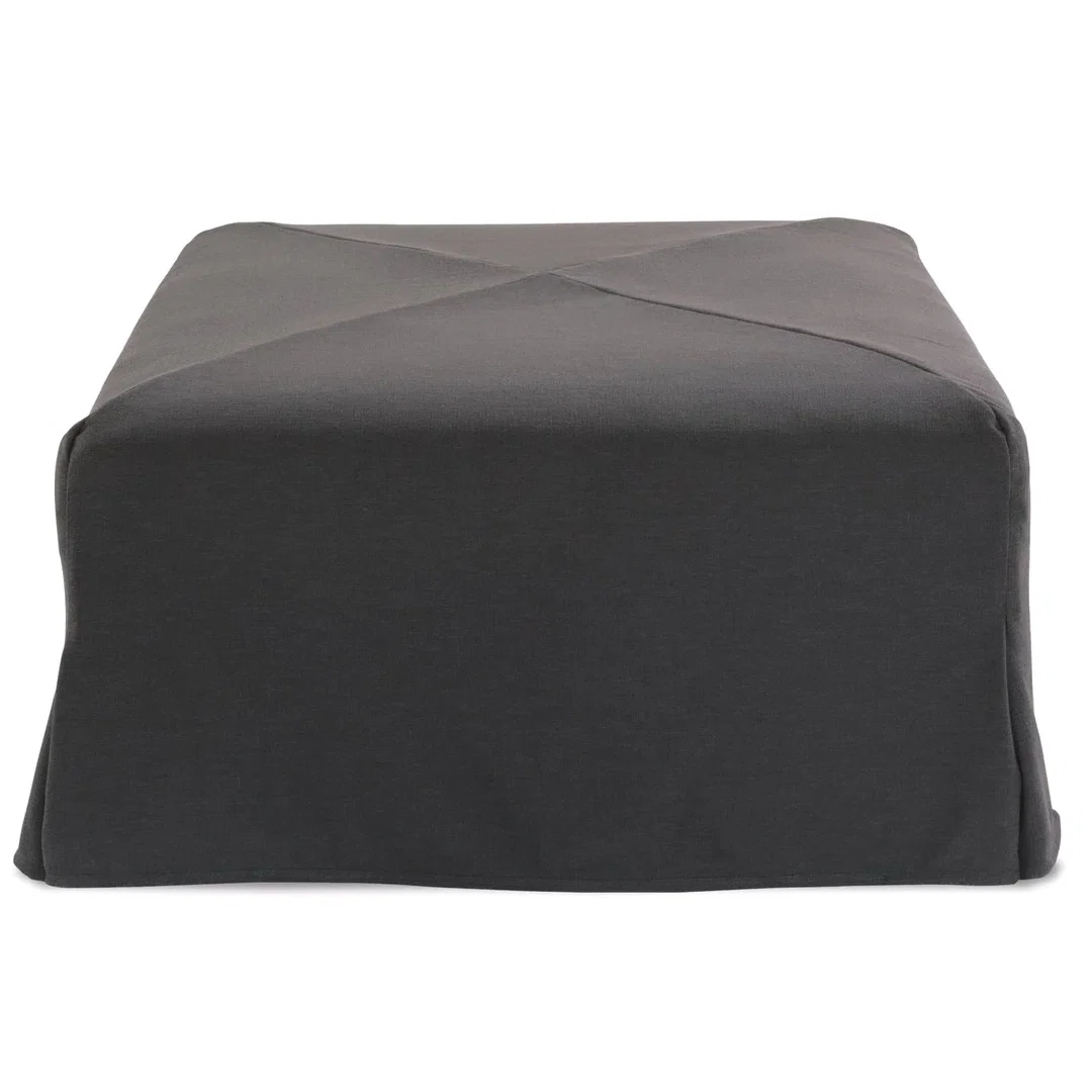 Miles Large Slipcover Ottoman, Benche by Rowe Furniture, 61" width x 18" height x 35" depth View 2
