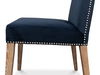 Franklin Side Chair, Navy Blue, Dining Chair by Sarreid, 19" length x 25" width x 36" height thumbnail 6