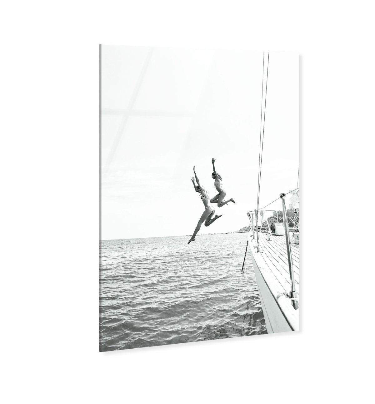 Sailing and Diving (No Embellishment), Art by Oliver Gal,  15x10 View 2