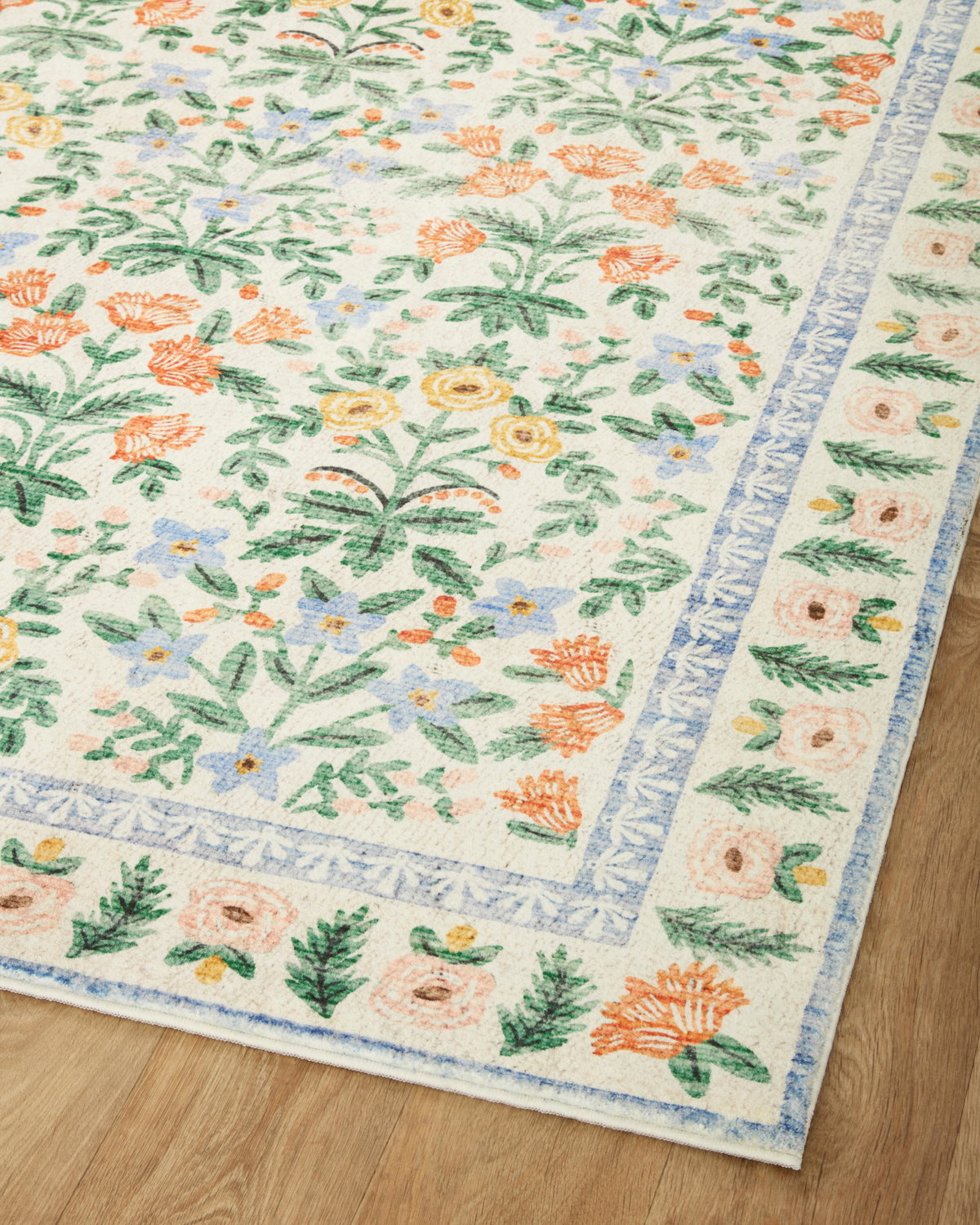 Rifle Paper Co. x Loloi Eden Rug, 2'6" length x 9'6" width View 7