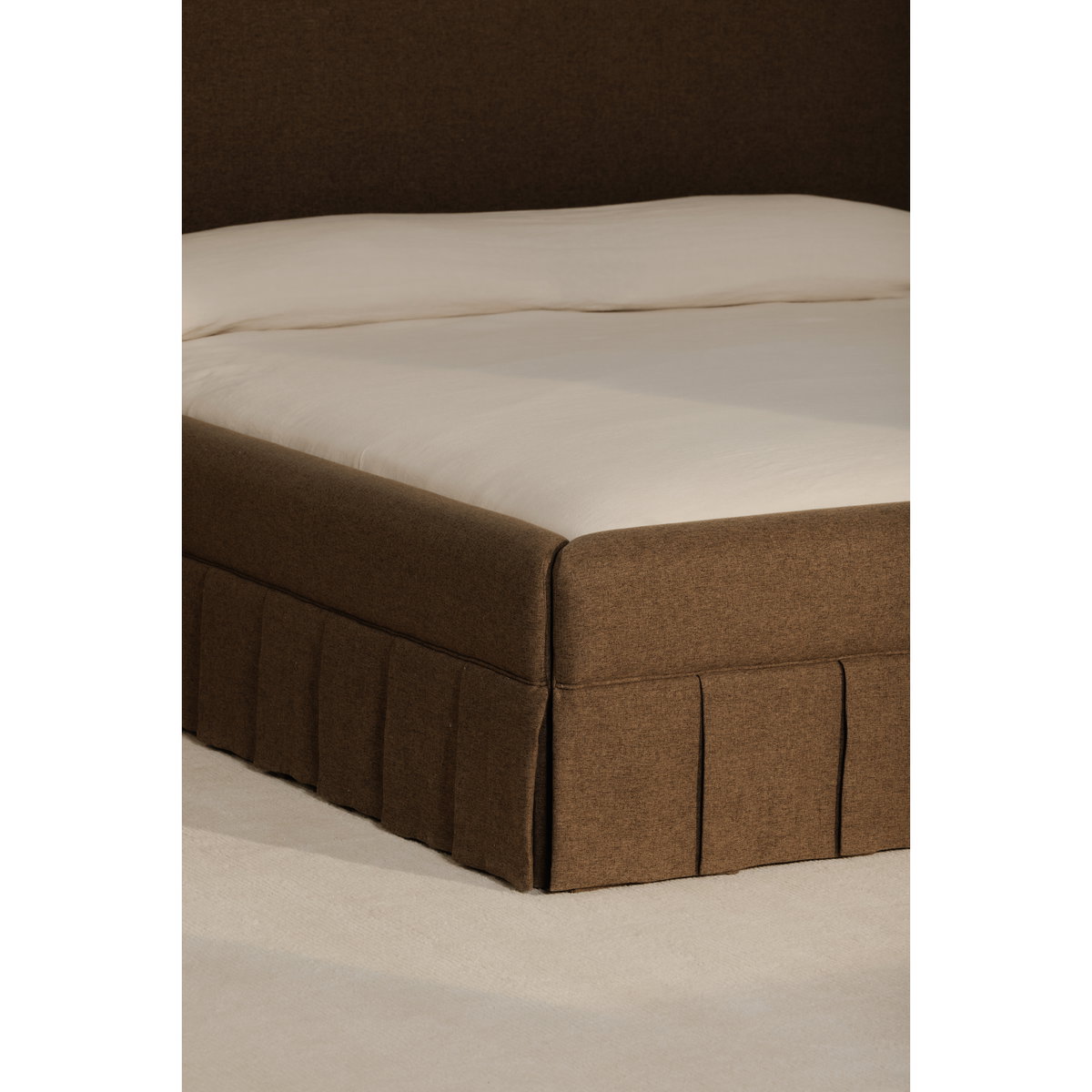 Maren Queen Bed Brown, by Moe's Home, 70" width x 45.3" height x 92" depth View 10