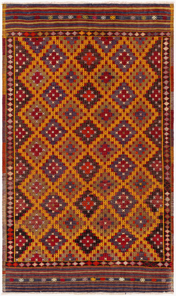 Antique One of a Kind Handmade Rug, by Surya, 8'4" length x 5' width