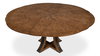 Tower Jupe Dining Table  Med Light Mink, by Sarreid, 4'7" length x 4'7" width x 2'6" height thumbnail 3