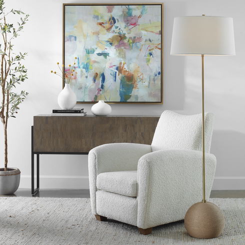 Captiva Brass Floor Lamp