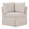 Fable Slipcover Dining Corner Chair Beige, Sectional Sofa by Moe's Home, 28.5" width x 31.75" height x 28.5" depth thumbnail 1
