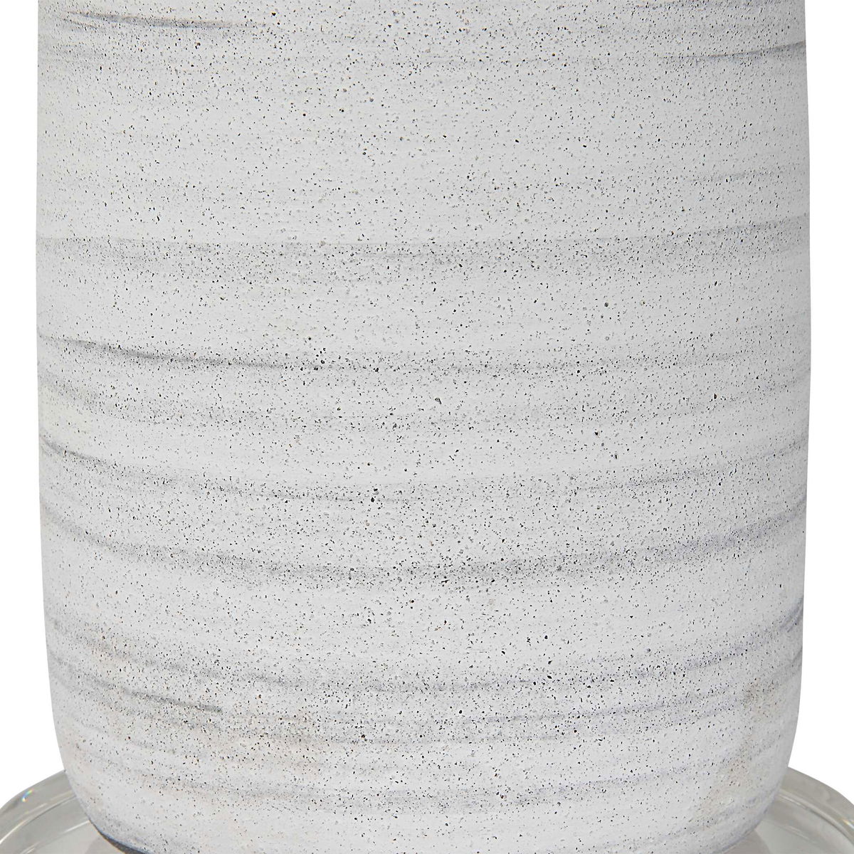 Levadia Matte White Table Lamp, by Uttermost, 15" width x 31.5" height x 15" depth View 6