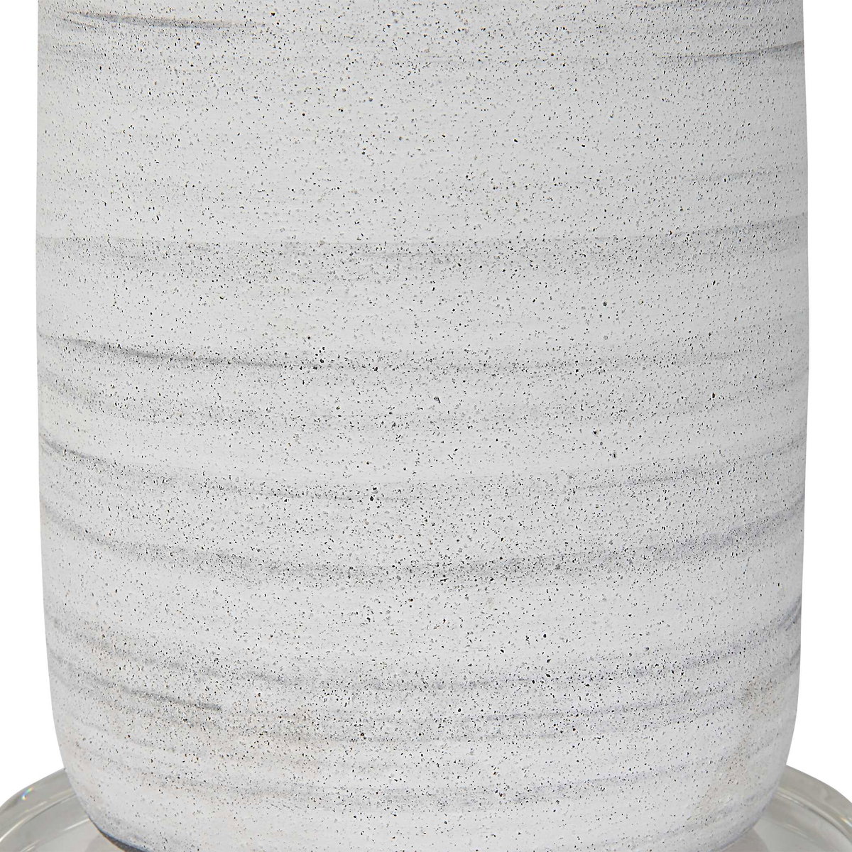 Levadia Matte White Table Lamp, by Uttermost, 15" width x 31.5" height x 15" depth View 6