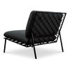 Salma Outdoor Accent Chair Speckled Charcoal, Outdoor Chair by Moe's Home, 2'10.7" width x 2'9.5" height x 2'11.5" depth thumbnail 2
