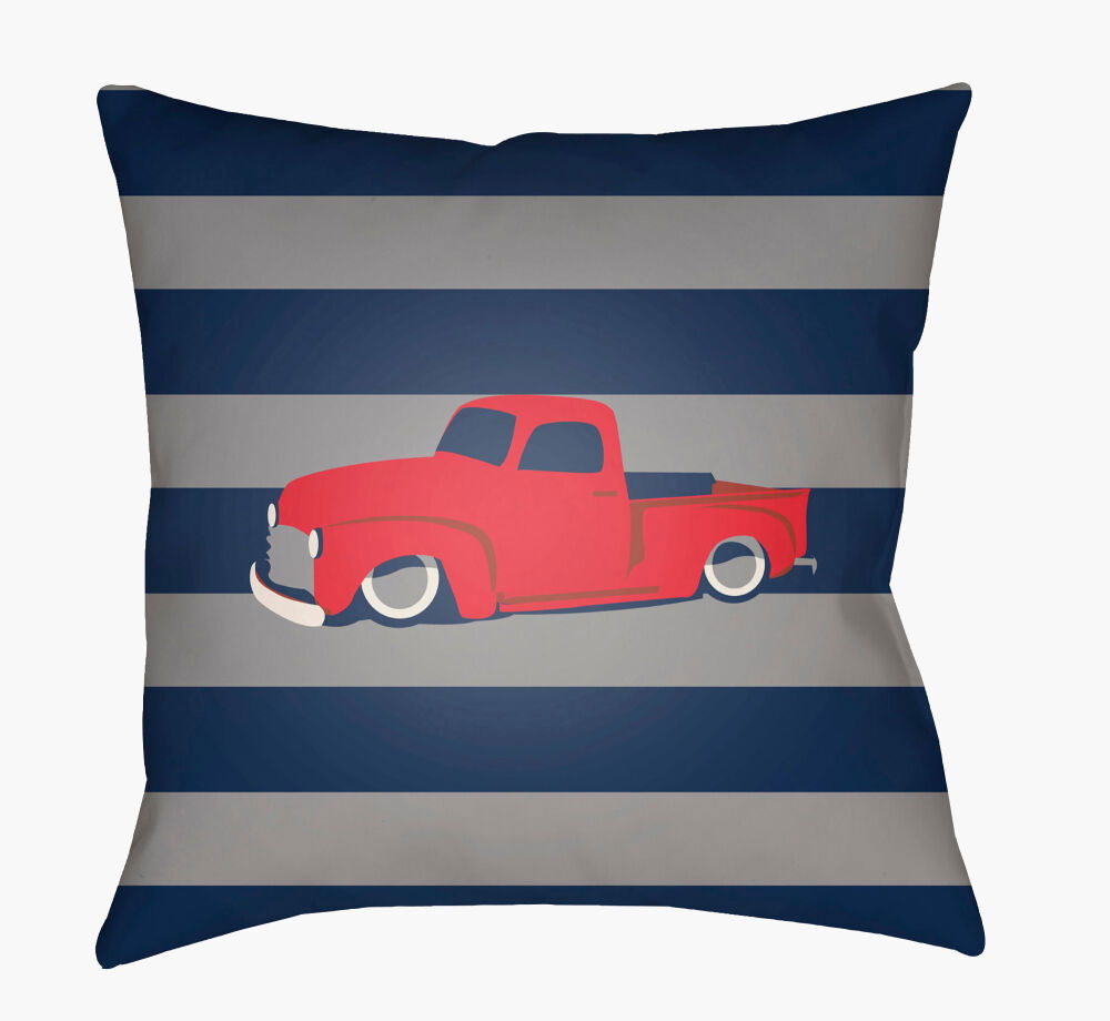 Littles Accent Pillow, Decorative Pillow by Surya, 18" length x 18" width