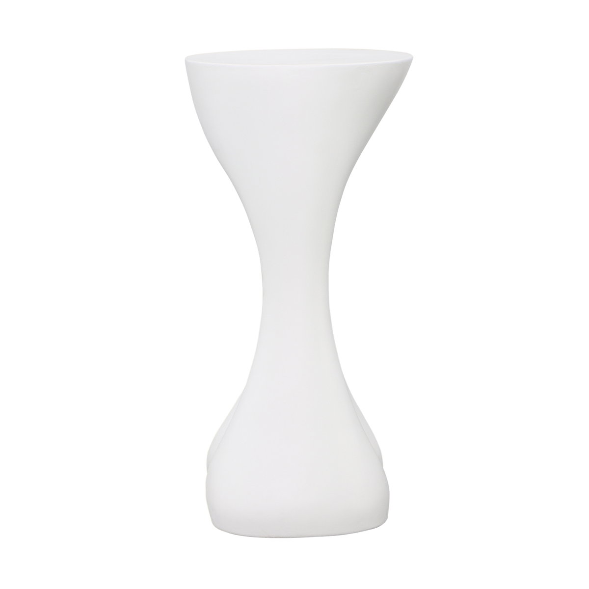Carolina  Side Table White, Side & End Table by Dovetail, 14.31" width x 22" height x 11" depth View 3