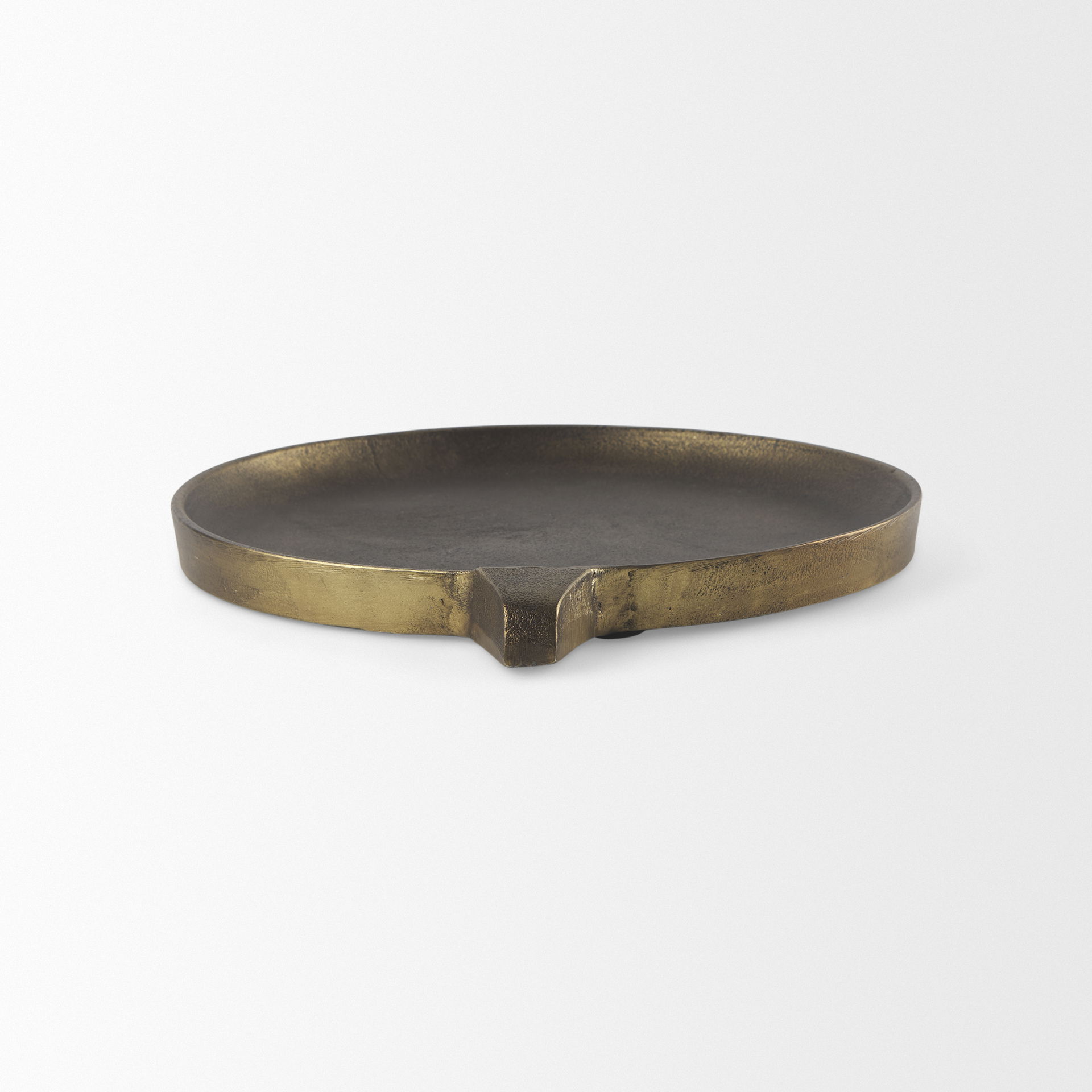 Marlowe Aluminium Tray - Small, Decorative Tray by Mercana, 14" length x 11.75" width x 1" height View 4