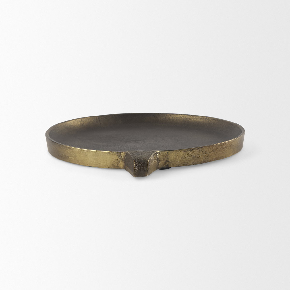 Marlowe Aluminium Tray - Small, Decorative Tray by Mercana, 14" length x 11.75" width x 1" height View 4