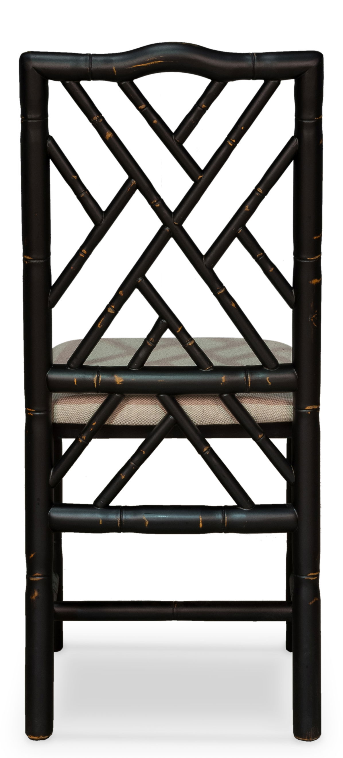 Brighton Bamboo Side Chair Black large image 