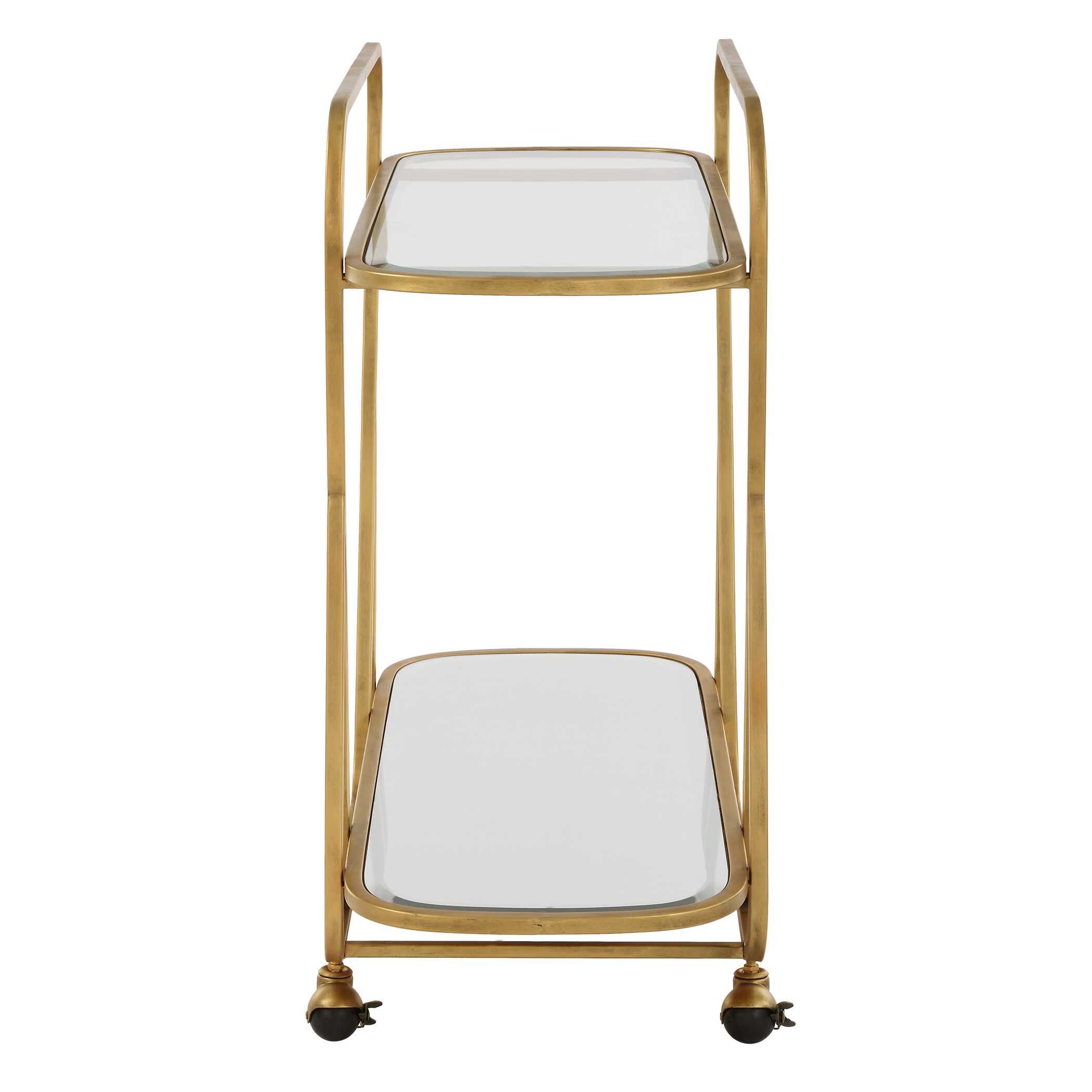 Swain Brass Serving Cart Swain Brass Serving Cart large image
