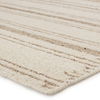 Mendoza Striped Handwoven Wool Cream Area Rug thumbnail 2