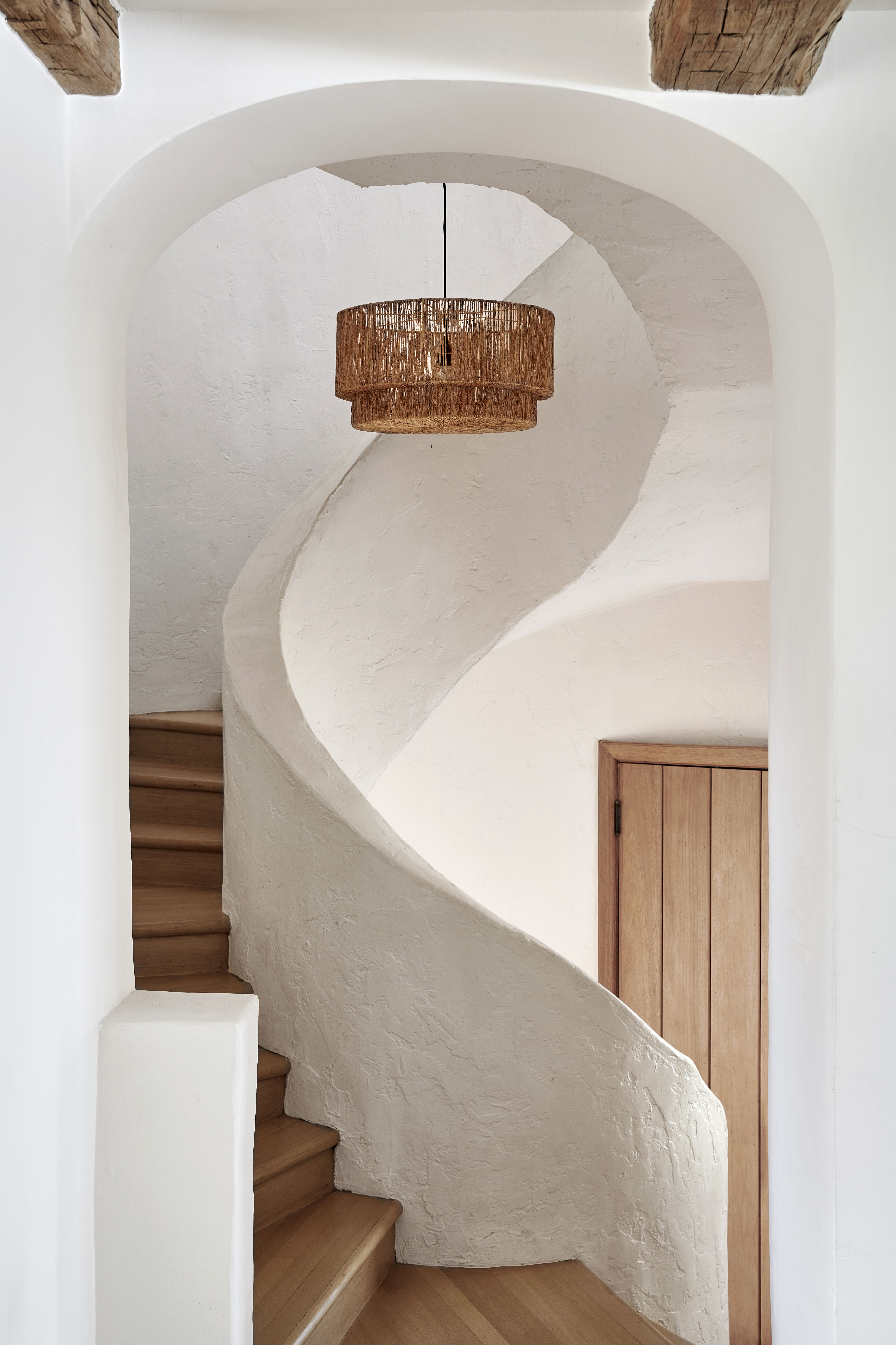 Cocktail 2 Tier Pendant in Natural, by Woven, 12.25" height x 24" diameter View 2