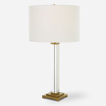 Online Designer Living Room Crystal Column Table Lamp