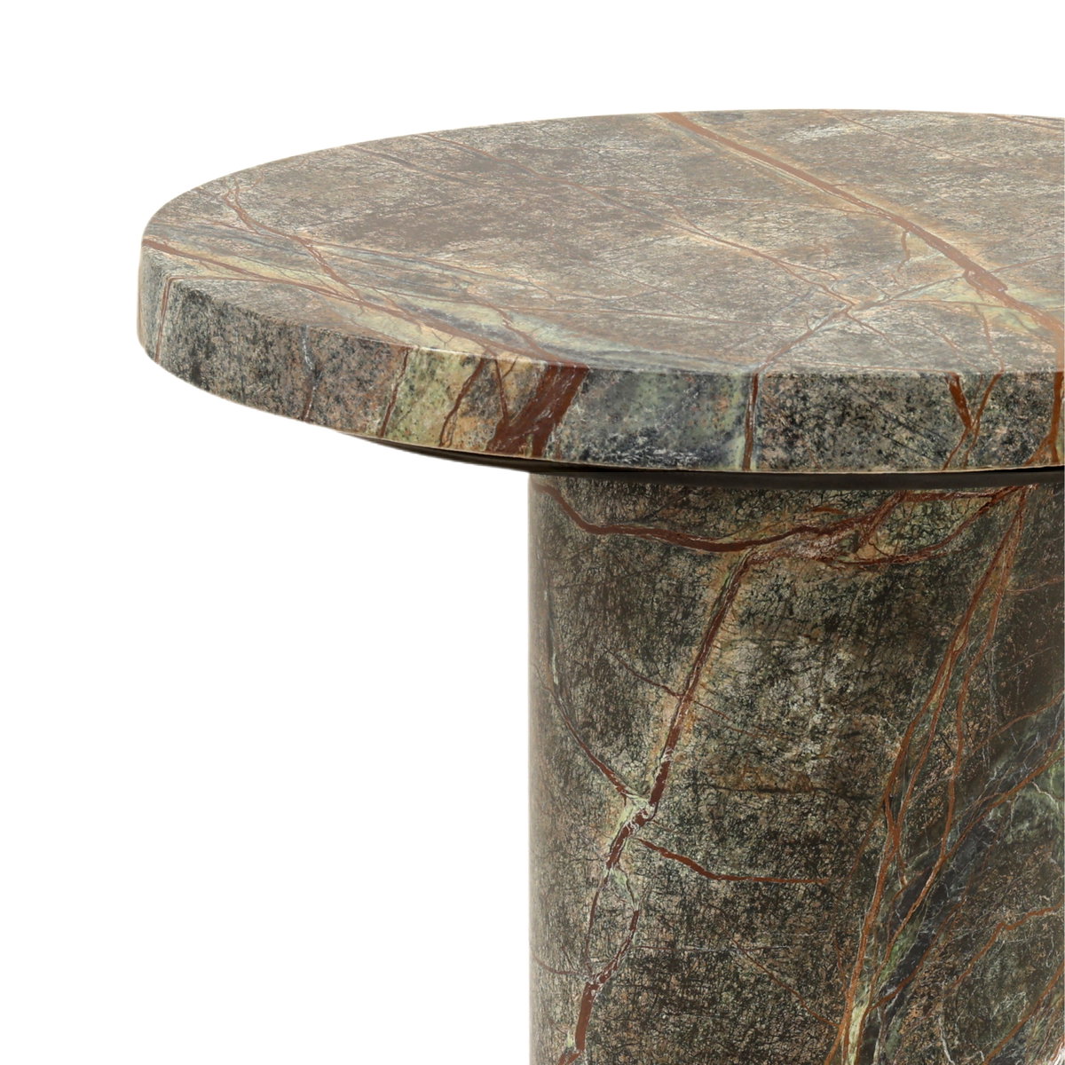Daryna Side Table, Side & End Table by Dovetail, 16" width x 22.2" height x 16" depth View 2