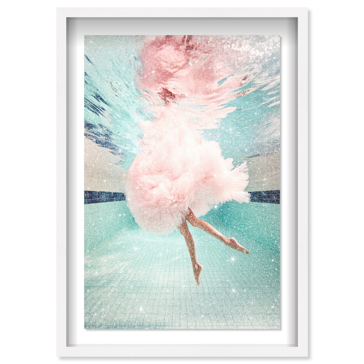 Aquatic Ballerina I (Diamond Dust), Art by Oliver Gal,  24x36 View 1