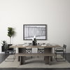 Konstantin 94'L x 40'W Rectangular Dining Table | Modern | Med Brown Wood | Seats 8, by Mercana, 94" length x 40" width x 30" height thumbnail 2