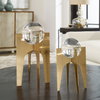 Ellianna Crystal Spheres Set/2, by Uttermost, 7.12" width x 1'3.62" height x 7.12" depth thumbnail 2