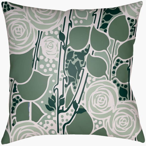 Chinoiserie Floral Accent Pillow