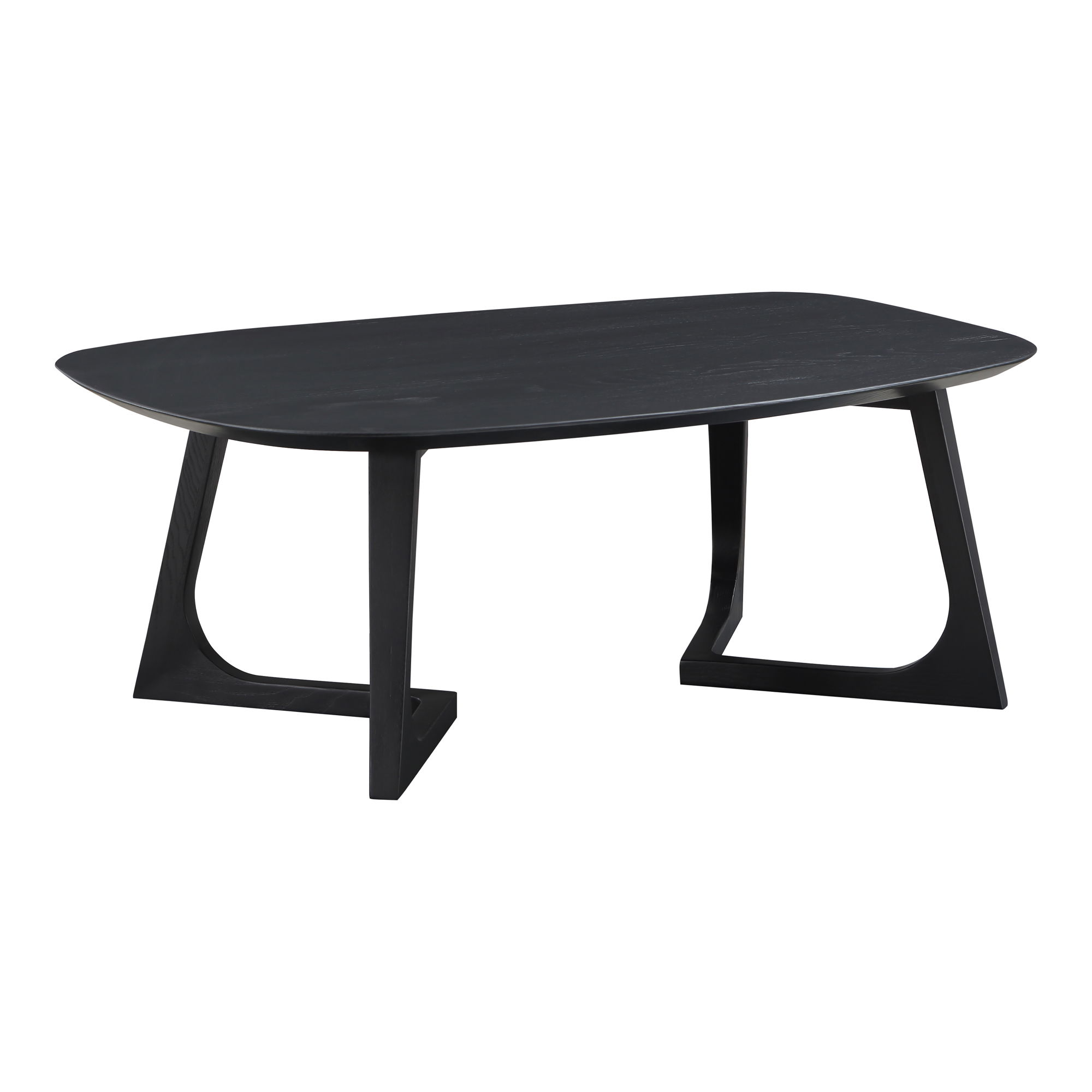 Godenza Small Coffee Table Black, by Moe's Home, 42" width x 15" height x 27.5" depth View 2
