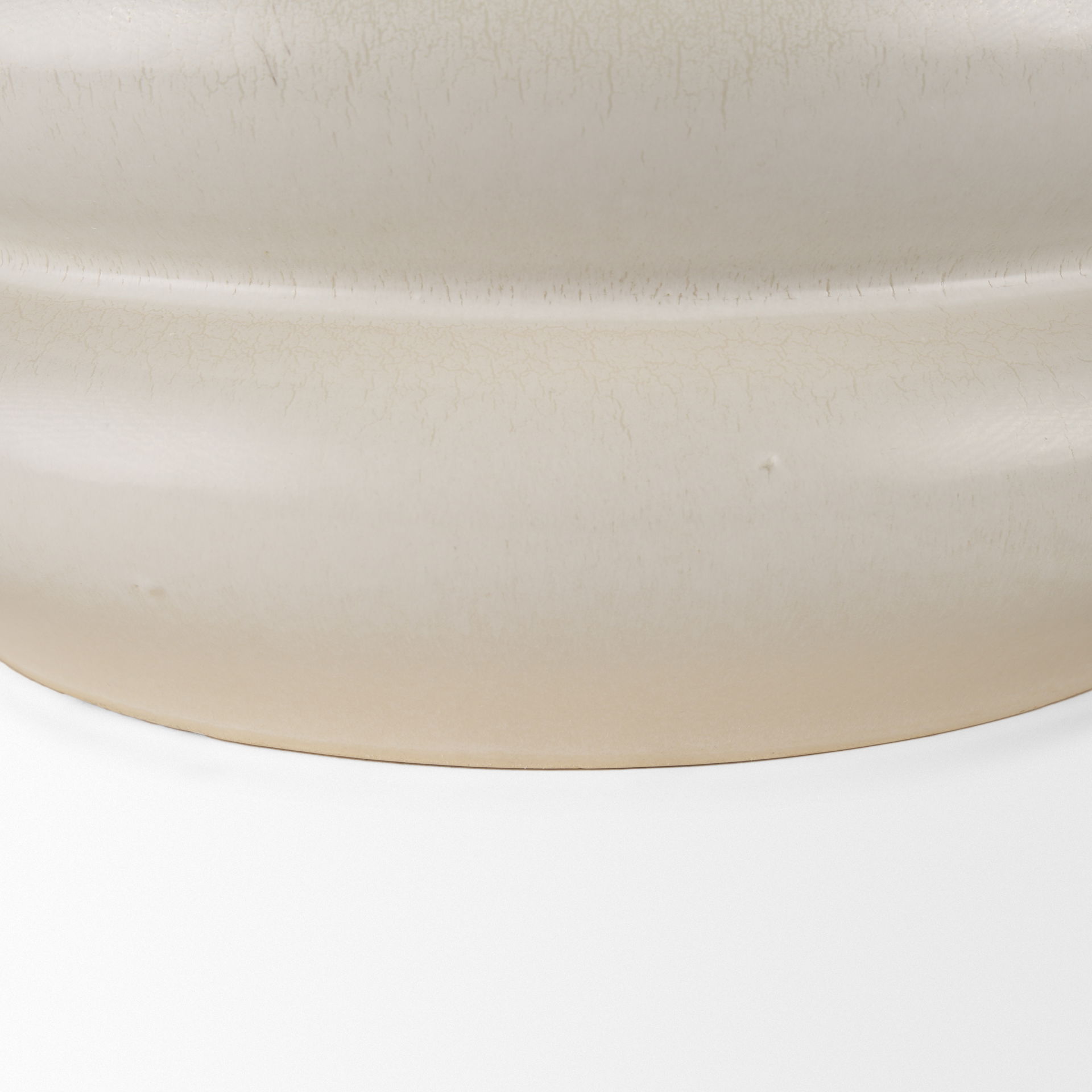 Twyla Tall Cream Glazed Floor Ceramic Vase, by Mercana, 16.5" length x 16.5" width x 14.25" height View 8
