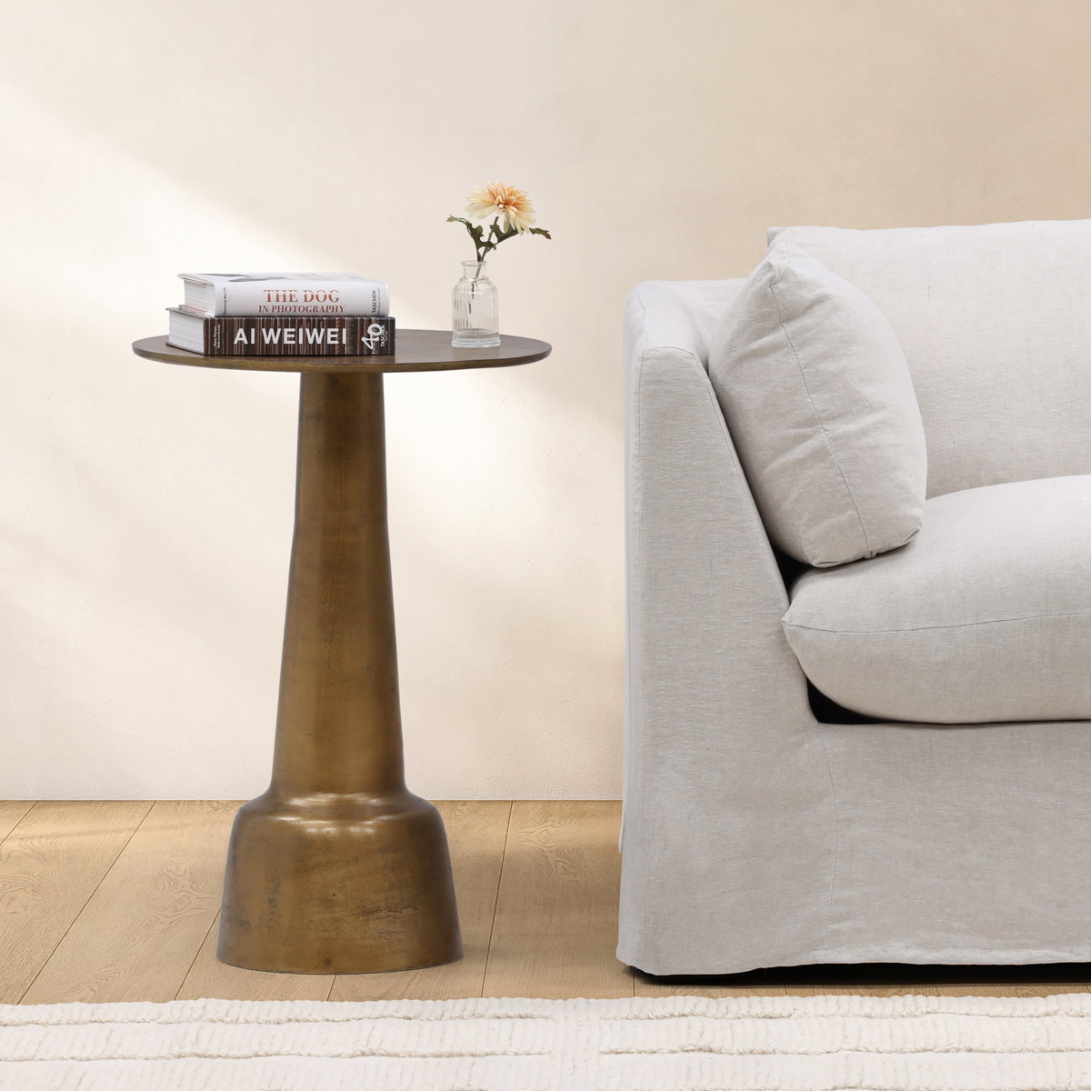 Golbez Side Table 29', Side & End Table by Dovetail, 19" width x 29" height x 19" depth View 5