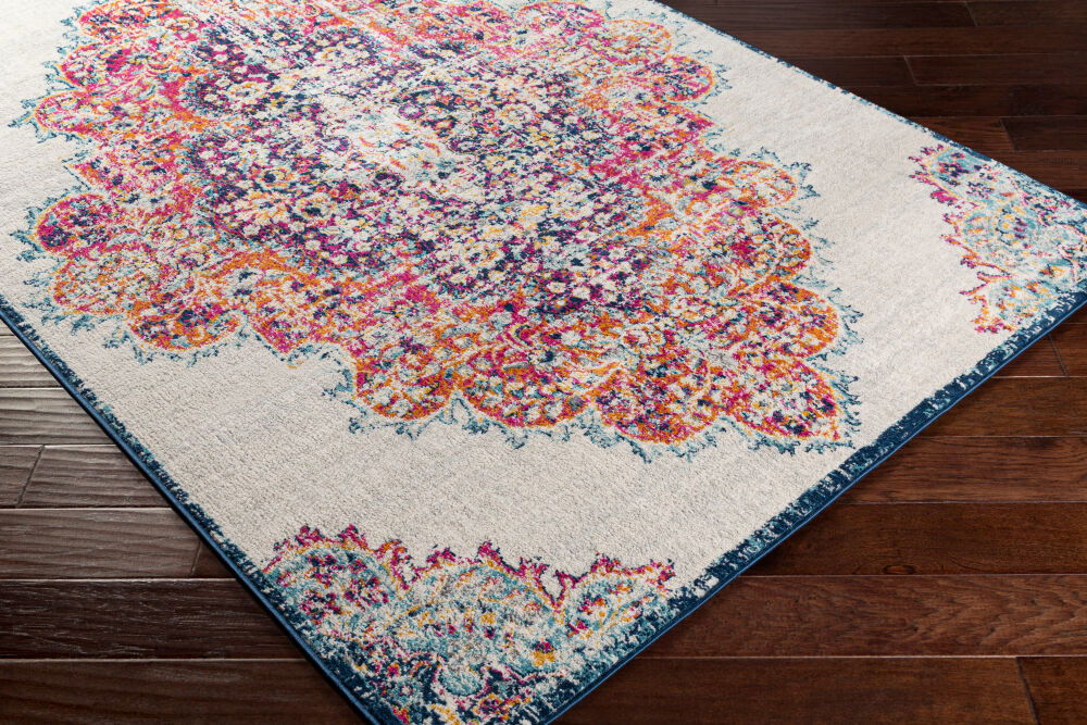 Floransa Machine Woven Rug, by Surya, 12'3.64" length x 8'11.48" width
