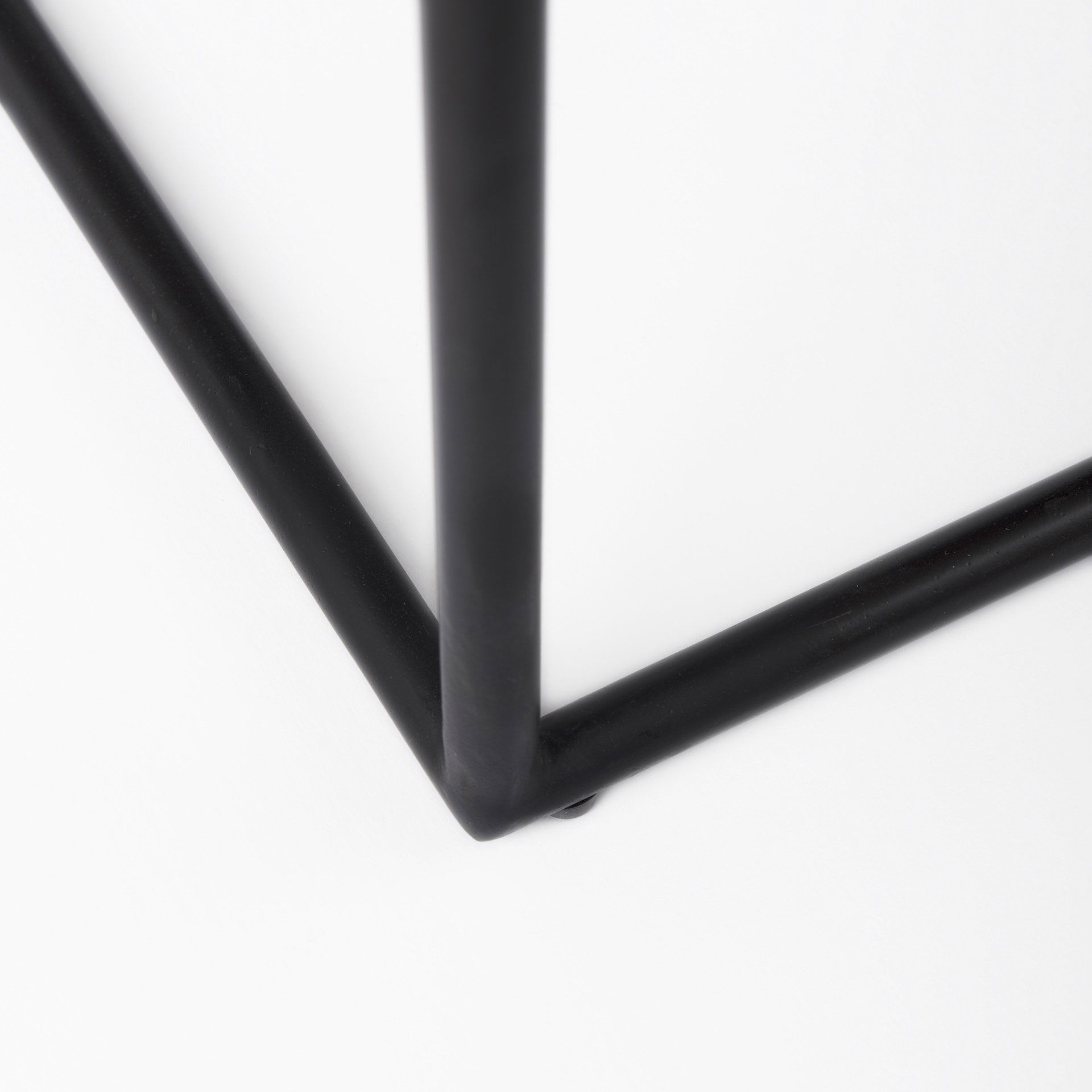 Clarissa 18.0L x 16.0W x 30.25H Dark Brown Woven Leather Seat with Black Metal Frame Bar Stool, Counter & Bar Stool by Mercana, 18" length x 16" width x 30" height View 11