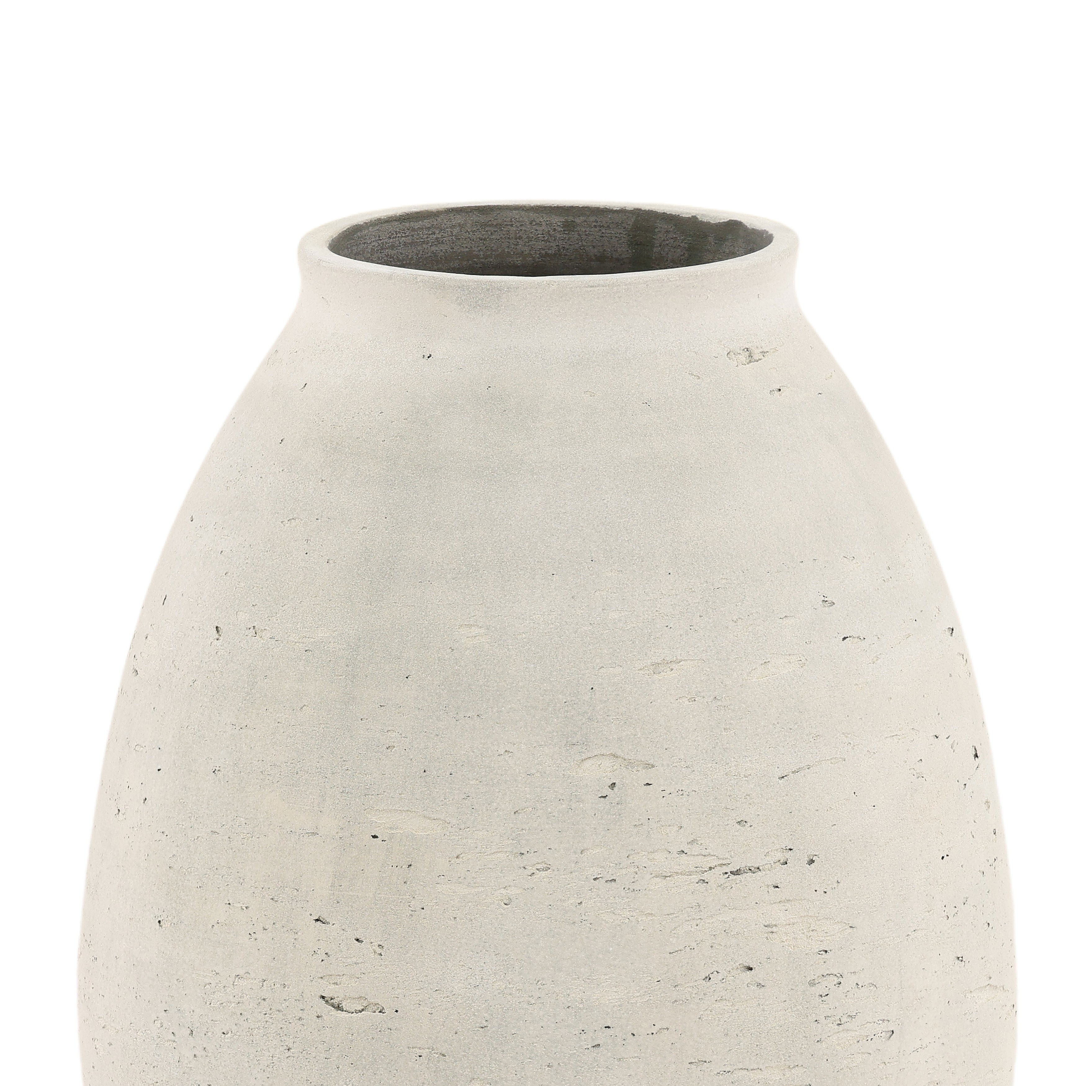 Charon Vase Antique White Large large image 