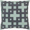 Layered Blocks Accent Pillow Poly, Decorative Pillow by Surya, 20" length x 20" width thumbnail