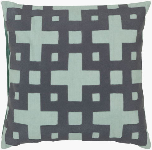 Layered Blocks Accent Pillow