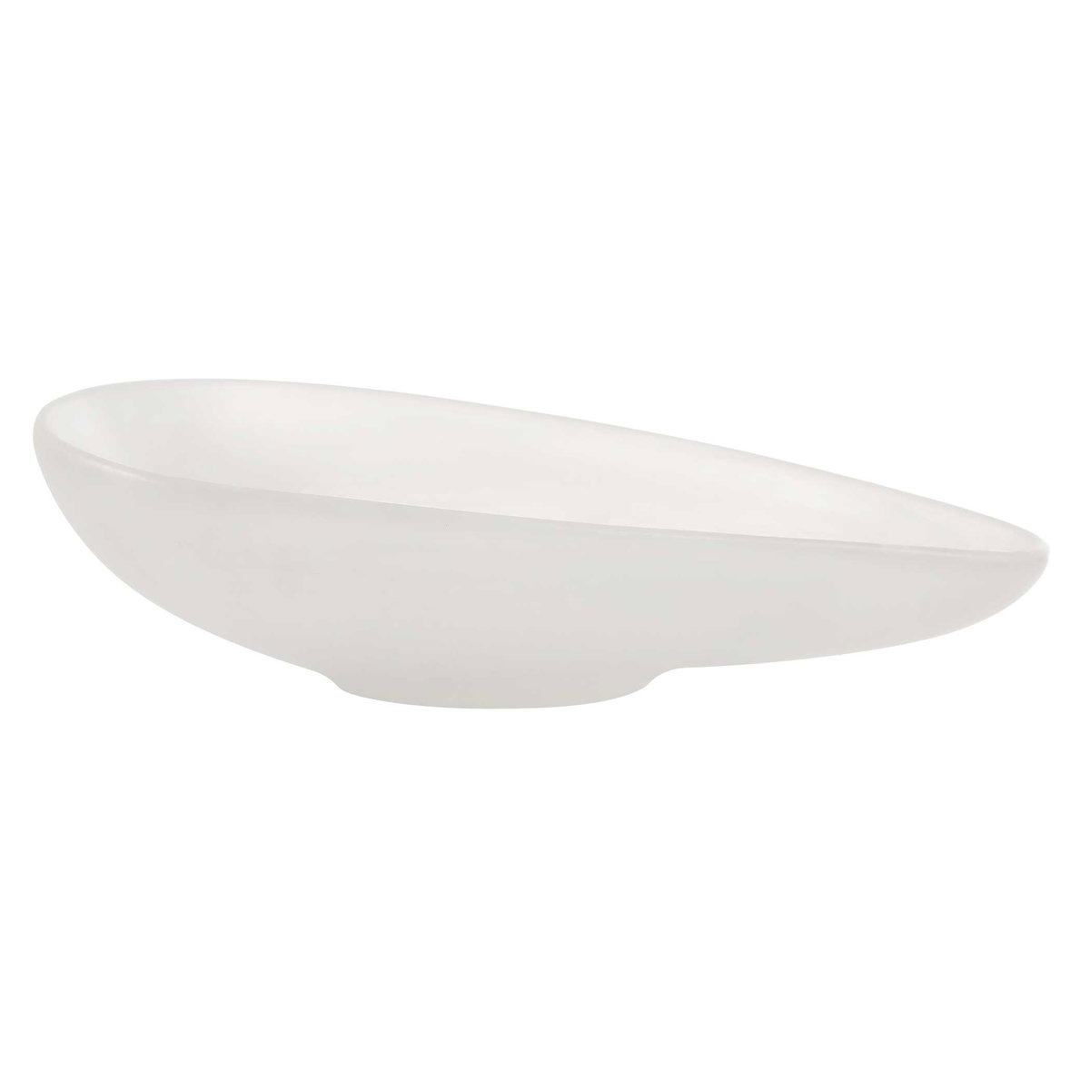 Marchena White Bowl, Decorative Tray by Uttermost, 16" width x 4.5" height x 10" depth View 4