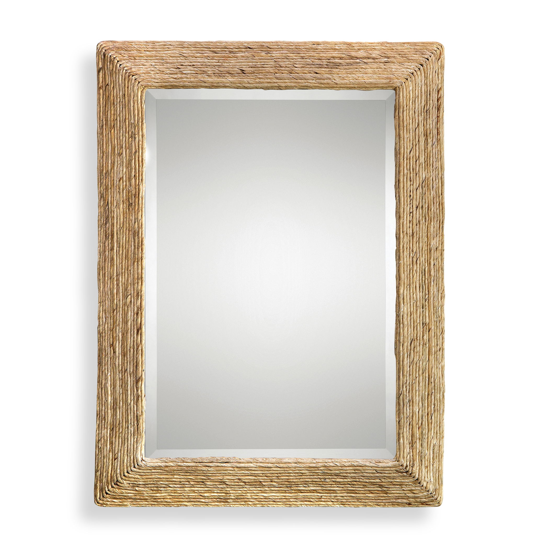 Rora Woven Coastal Mirror large image 