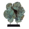 Bahati Wood Blue Sculpture, Figurines & Statue by Uttermost, 19.7" width x 22.8" height x 5.5" depth thumbnail 1
