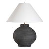 Tramore Rustic Charcoal Table Lamp thumbnail 4