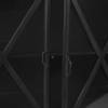 Poppy I 79x16 Black Metal With  Glass Door Sideboard, Sideboards & Buffet by Mercana, 79" length x 16" width x 33" height thumbnail 9