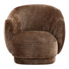 Cary Occasional Chair Brown, Accent Chair by Dovetail, 35" width x 31" height x 36" depth thumbnail 2