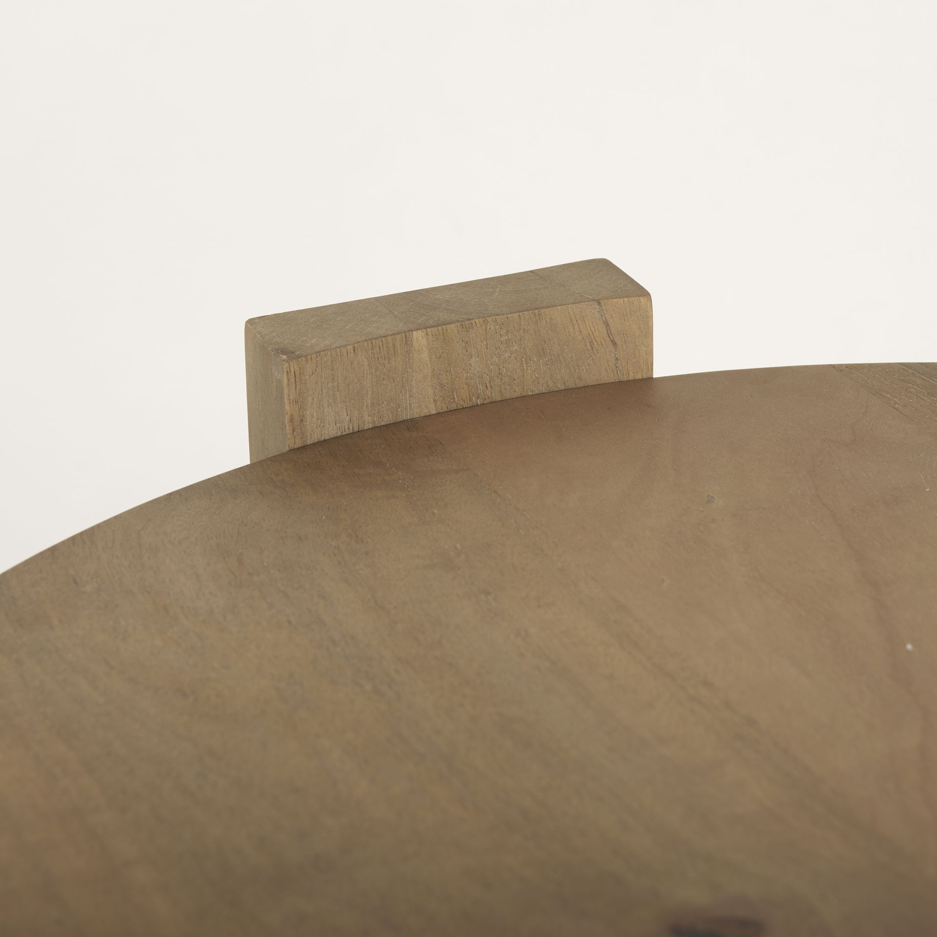 Evelyn Light Brown Round End/Side Table large image 