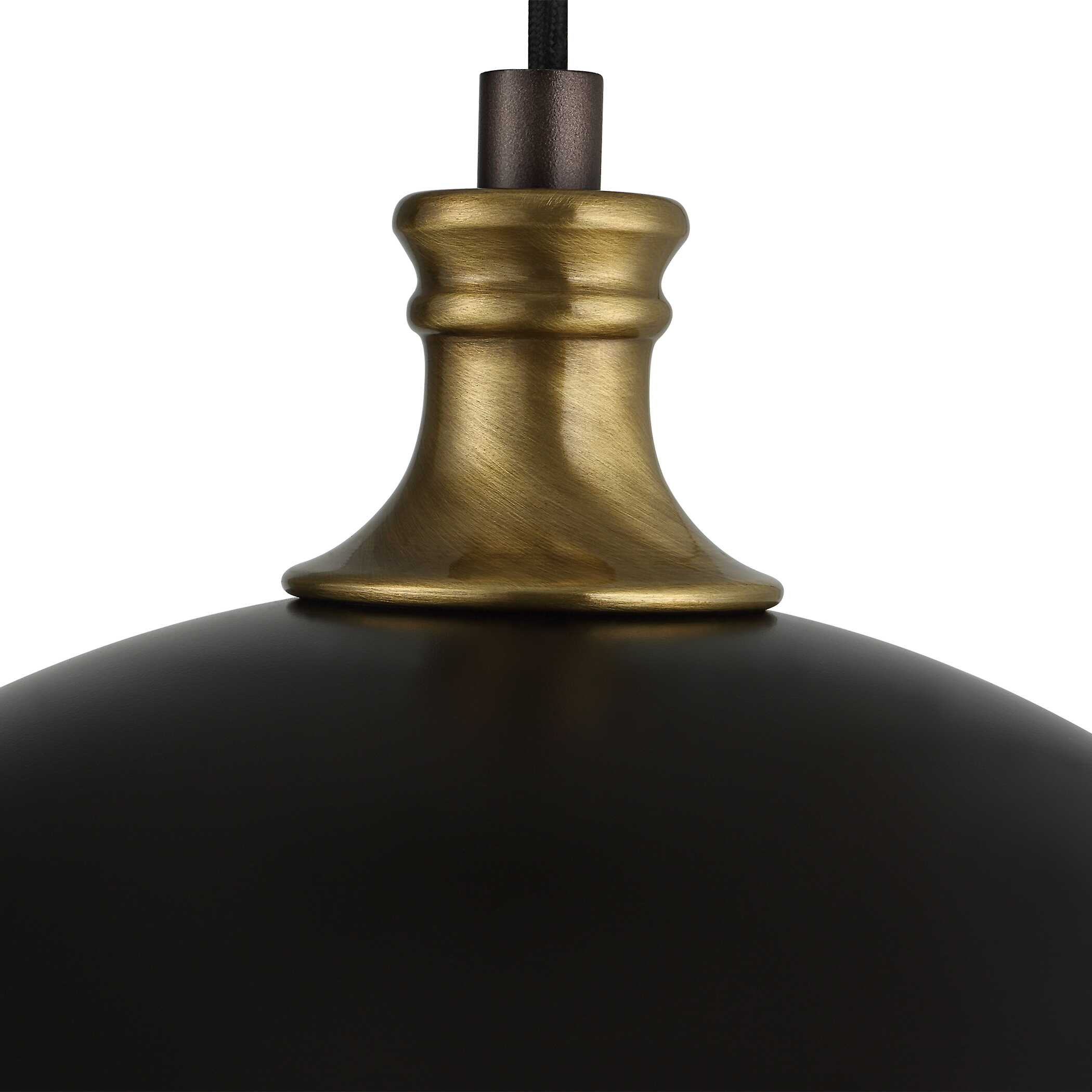 Placuna 1 Light Bronze Pendant large image 