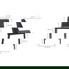 Nora Dining Chair Black Vegan Leather - Set Of Two thumbnail 10