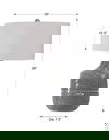 Felipe Distressed Gray Table Lamp thumbnail 2