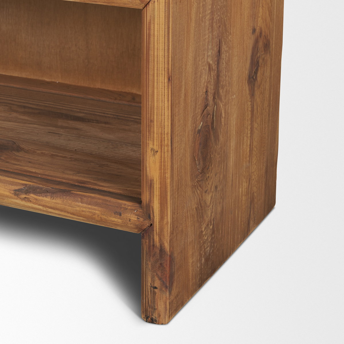 Wayde Curio Cabinet Recycled Pine, Cabinets & Sideboard by Mercana, 39.25" length x 17.5" width x 63" height View 11