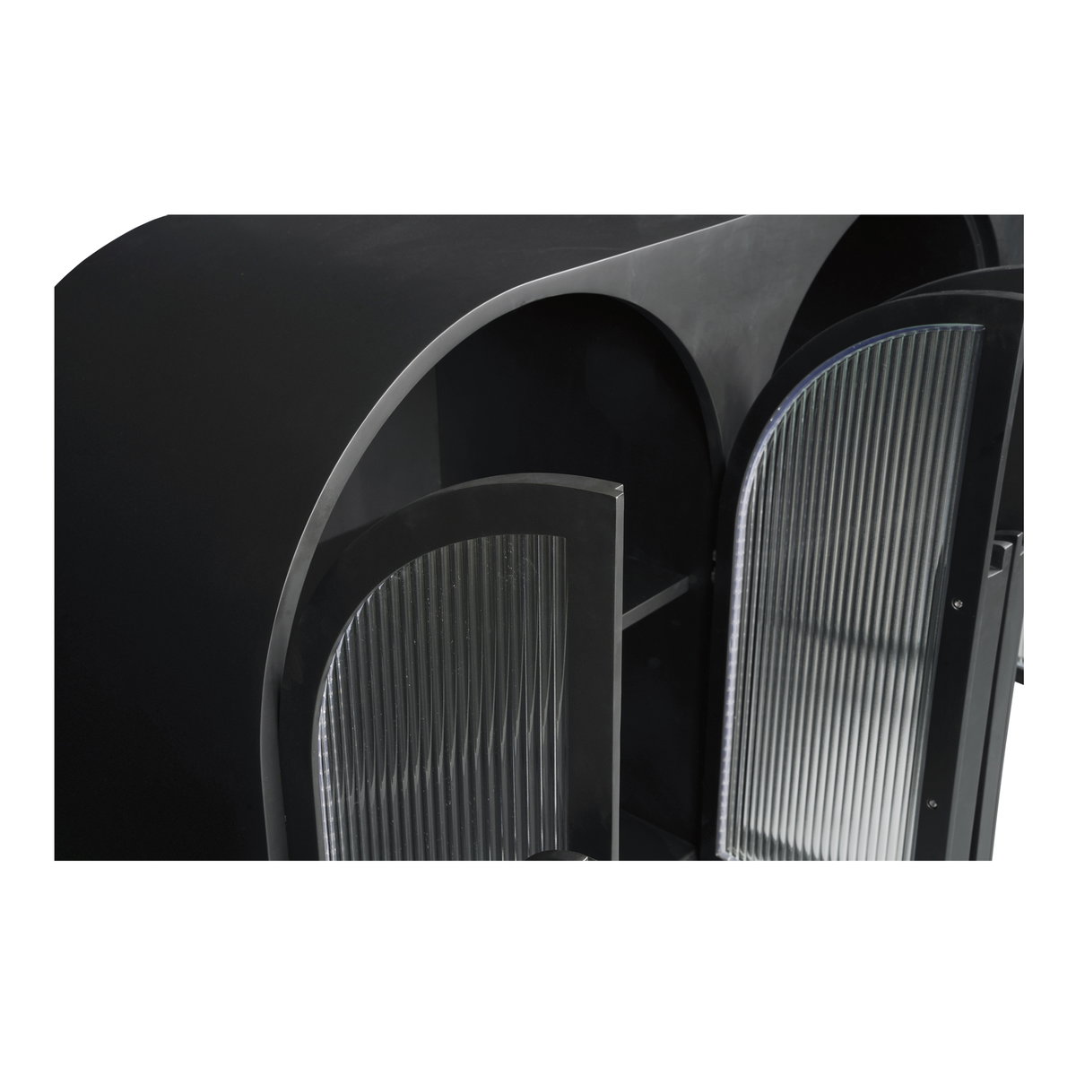Salone Cabinet Black, Cabinets & Sideboard by Moe's Home, 53" width x 34" height x 18" depth View 8