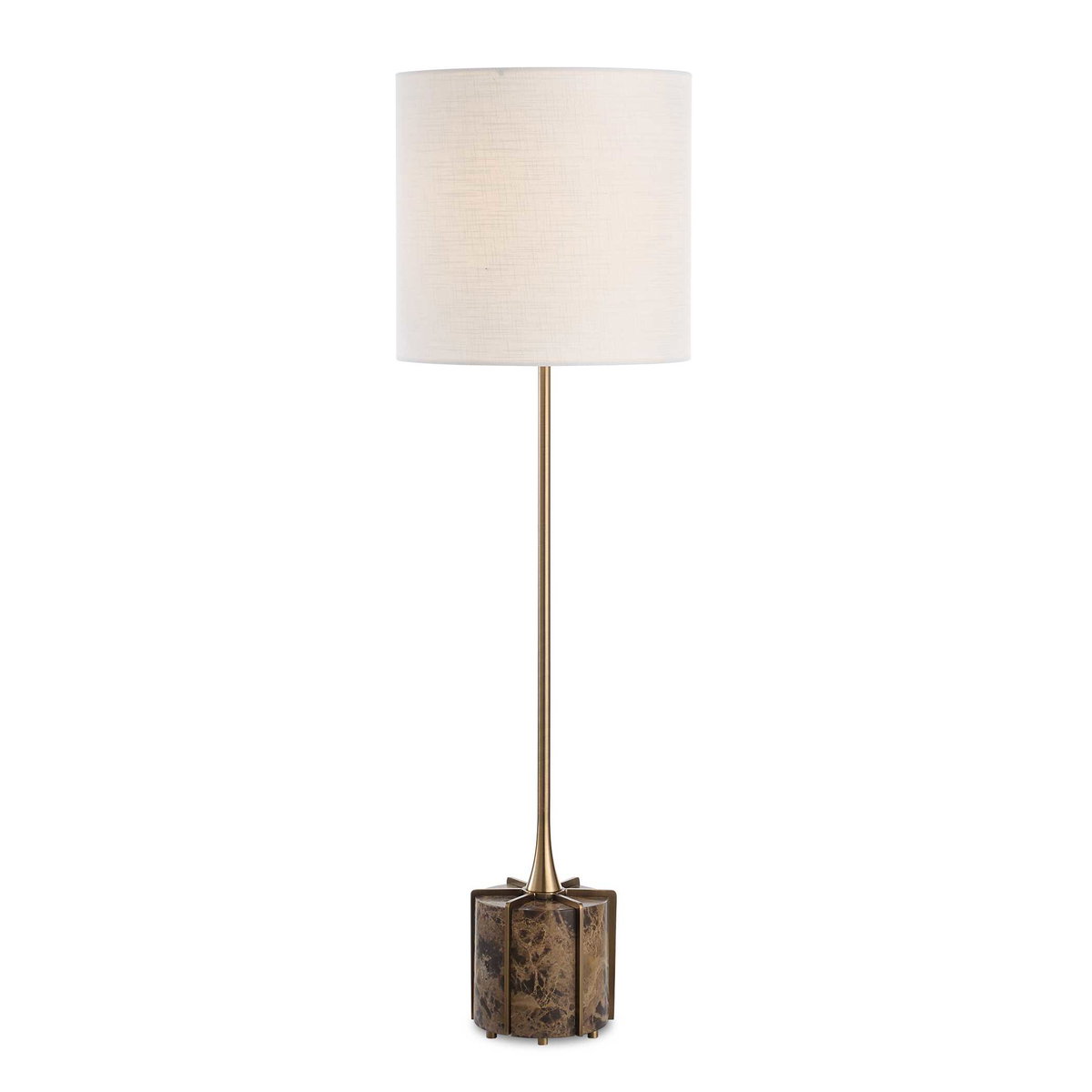 Britwell Brown Buffet Lamp, Table Lamp by Uttermost, 11" width x 36.5" height x 11" depth View 1