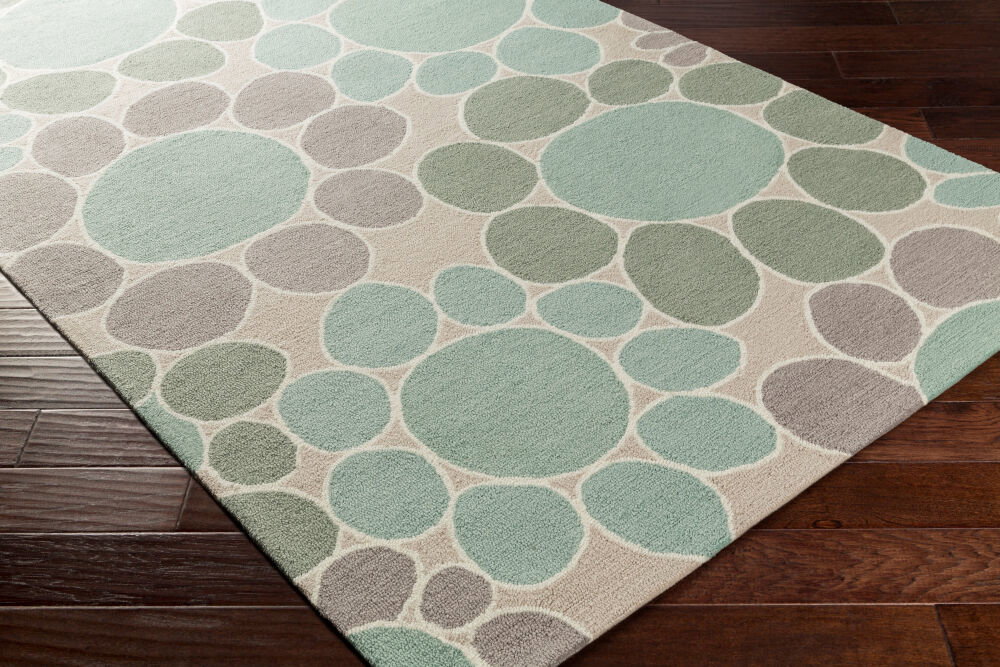 Peek-A-Boo Handmade Rug, by Surya, 9'6" length x 7'6" width